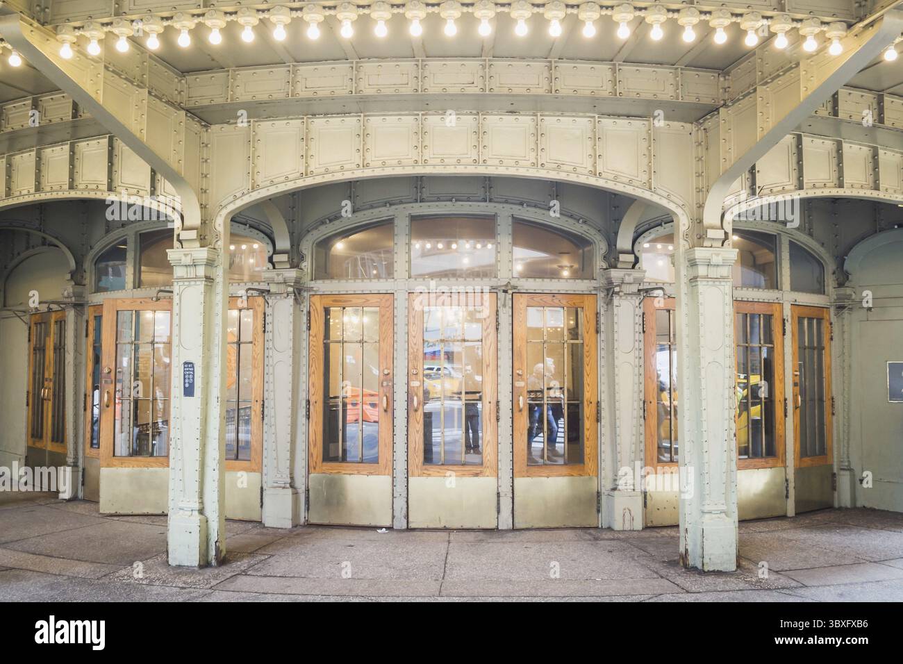 L'ingresso principale alla Grand Central Station nel centro cittadino di New York City Foto Stock