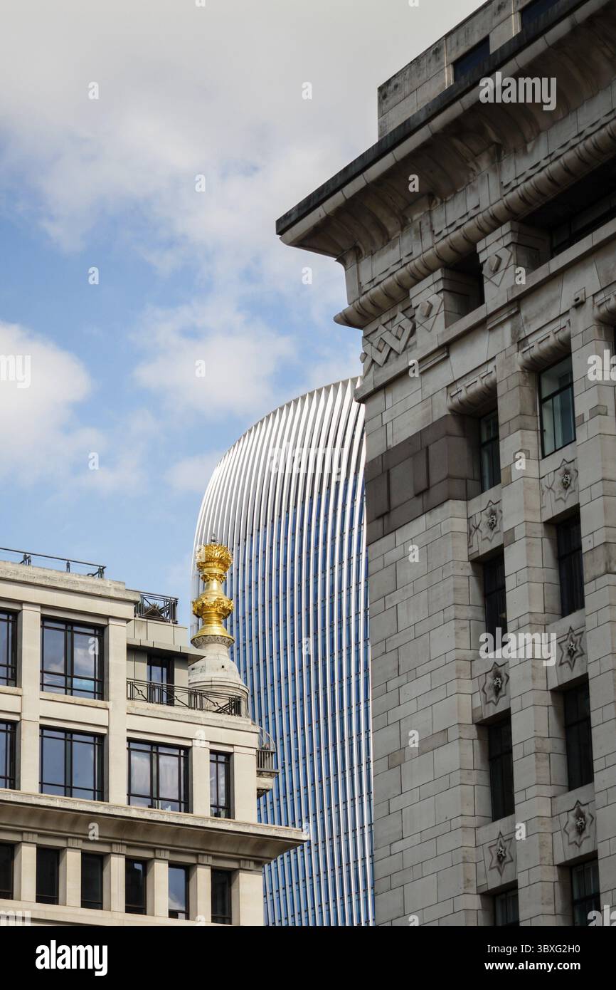 Londra, Regno Unito - 13 settembre 2019 : The Walkie-Talkie dalla città di Londra, Regno Unito Foto Stock