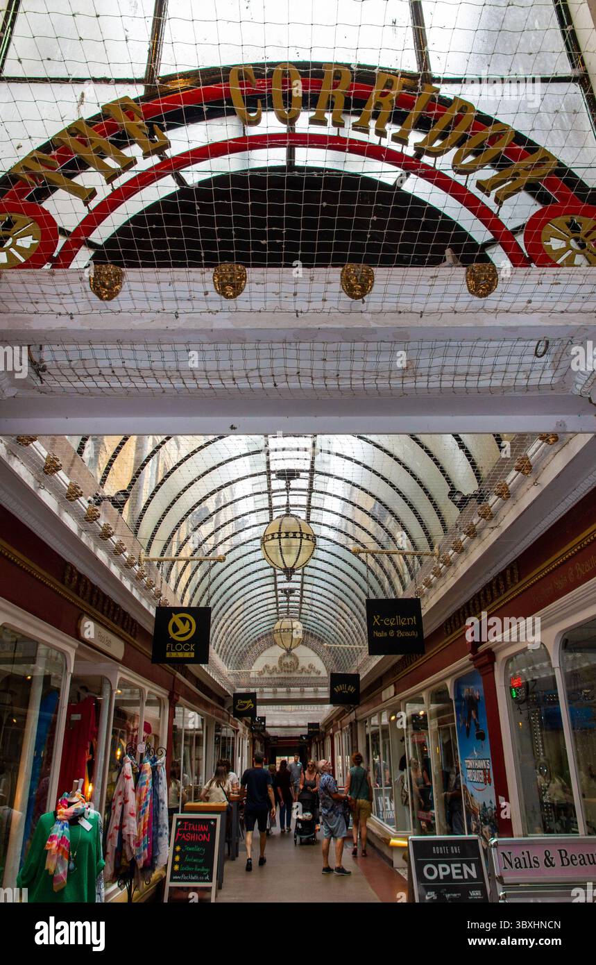 The Corridor, galleria commerciale di Bath Foto Stock
