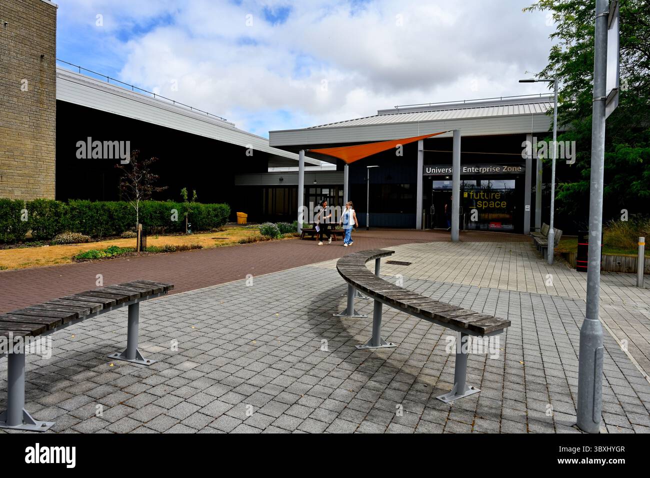 University of the West of England, UWE Bristol, University Enterprise zone, incubatore aziendale Future Space Building Foto Stock