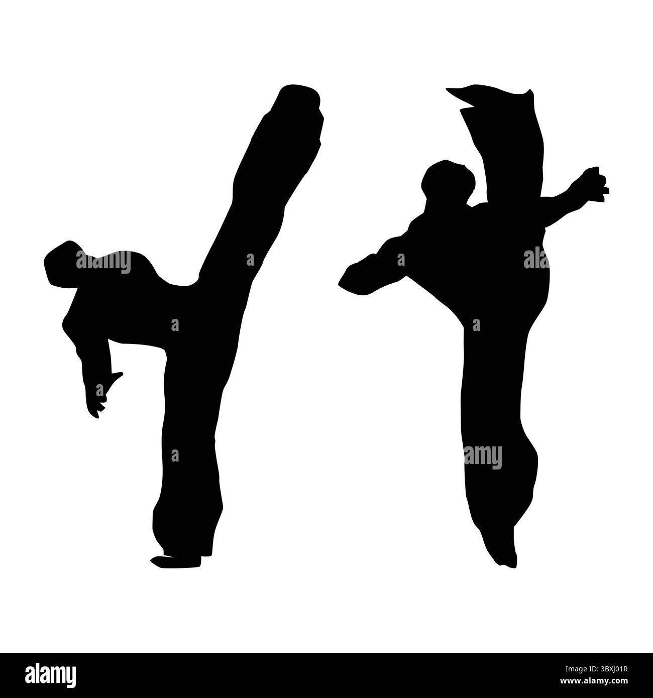 Judo karate fighter game player silhouette disegno di Shape Vol 05 Illustrazione Vettoriale