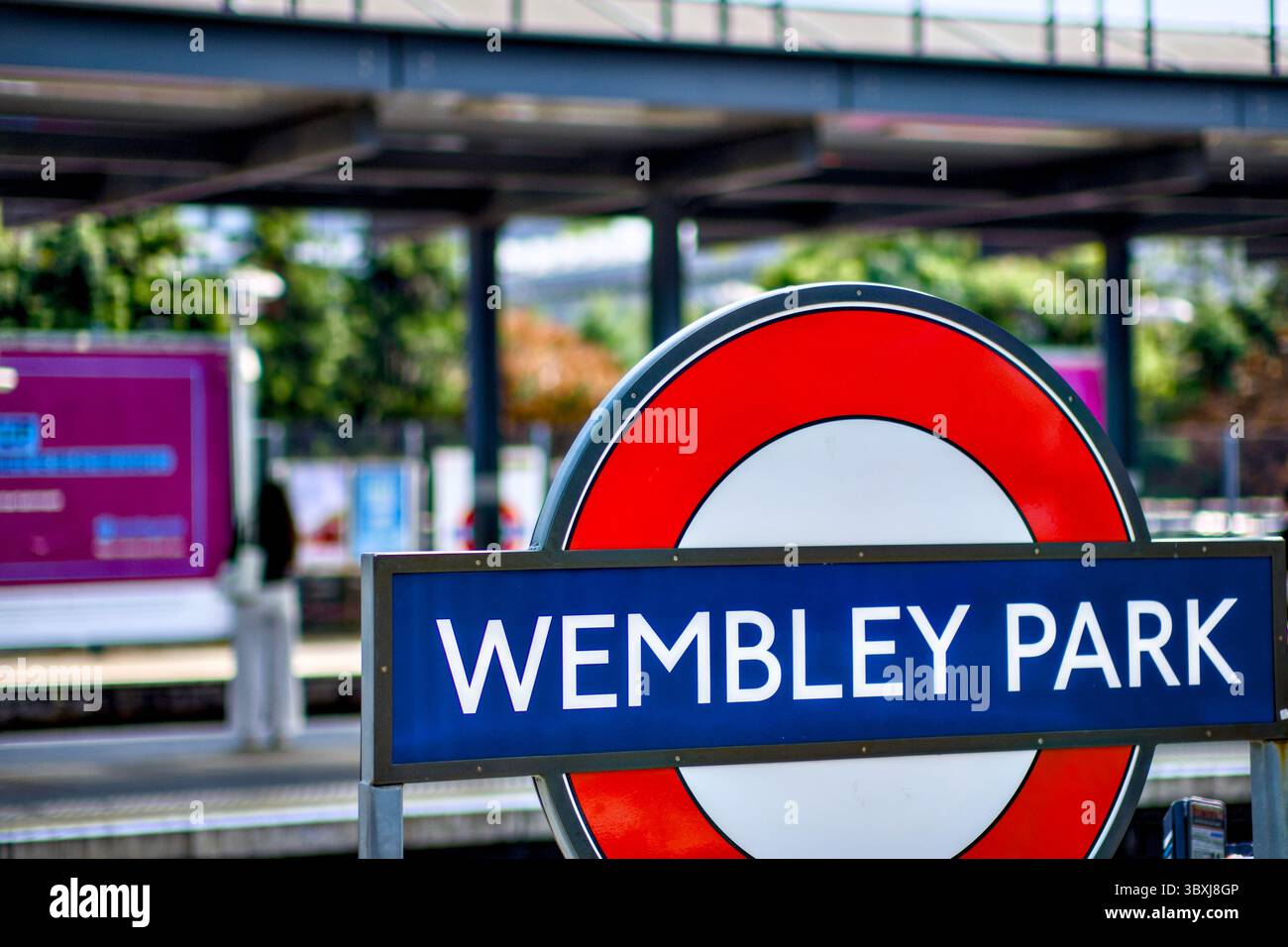 Wembley Park Station, Borough of Brent, Londra, Inghilterra, Regno Unito Foto Stock