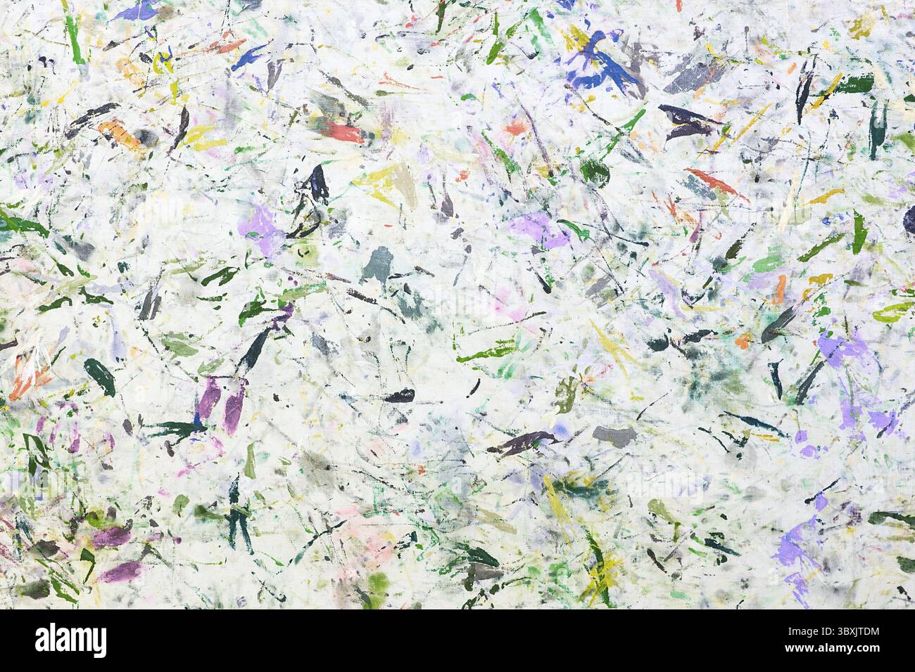 Sfondo di vernice astratta. Trama colore. Pennellate di vernice. Arte moderna arte contemporanea tela colorata. Gocce di acquerello casuali. Pennellate Foto Stock
