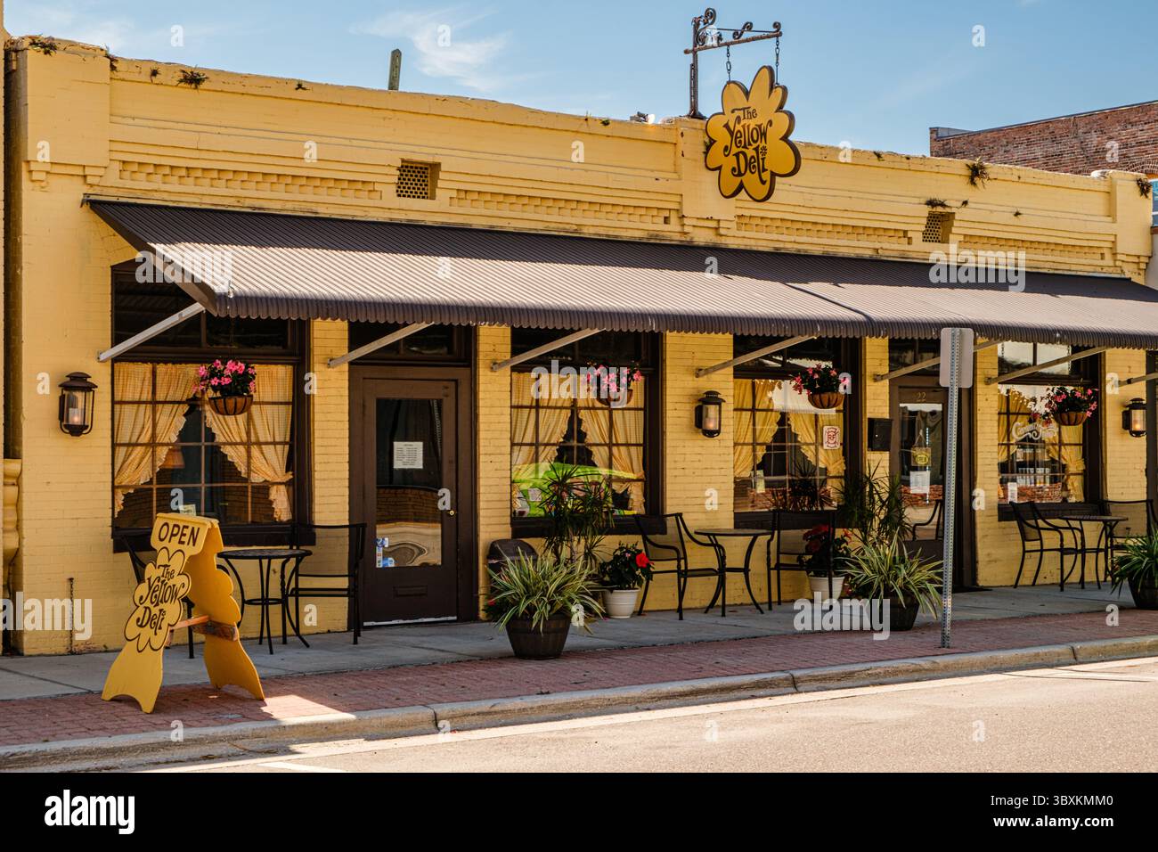 The Yellow Deli Restaurant and Bakery, Polk Avenue, Arcadia, Florida Foto Stock