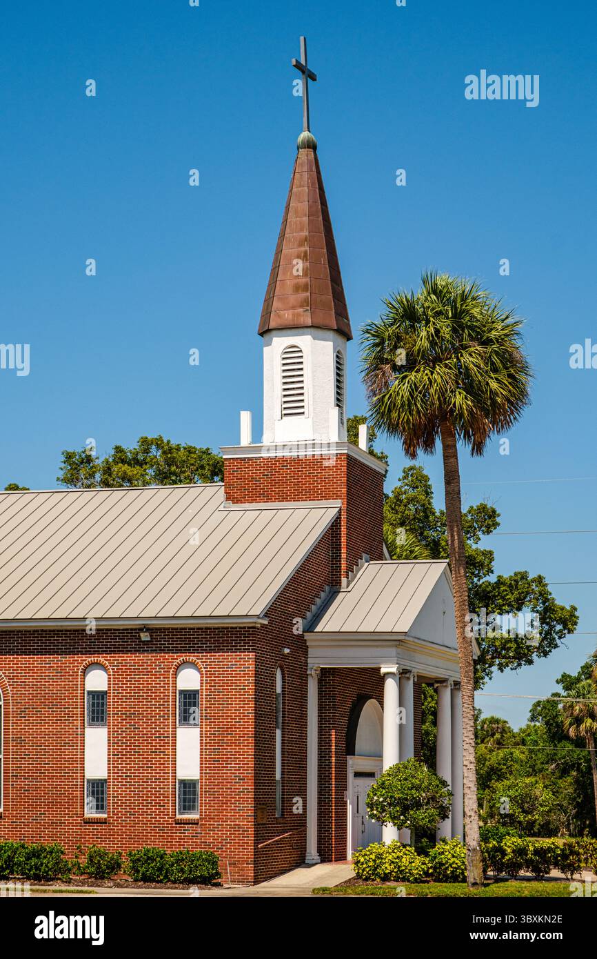 First Presbyterian Church, West Hickory Street, Arcadia, Florida Foto Stock