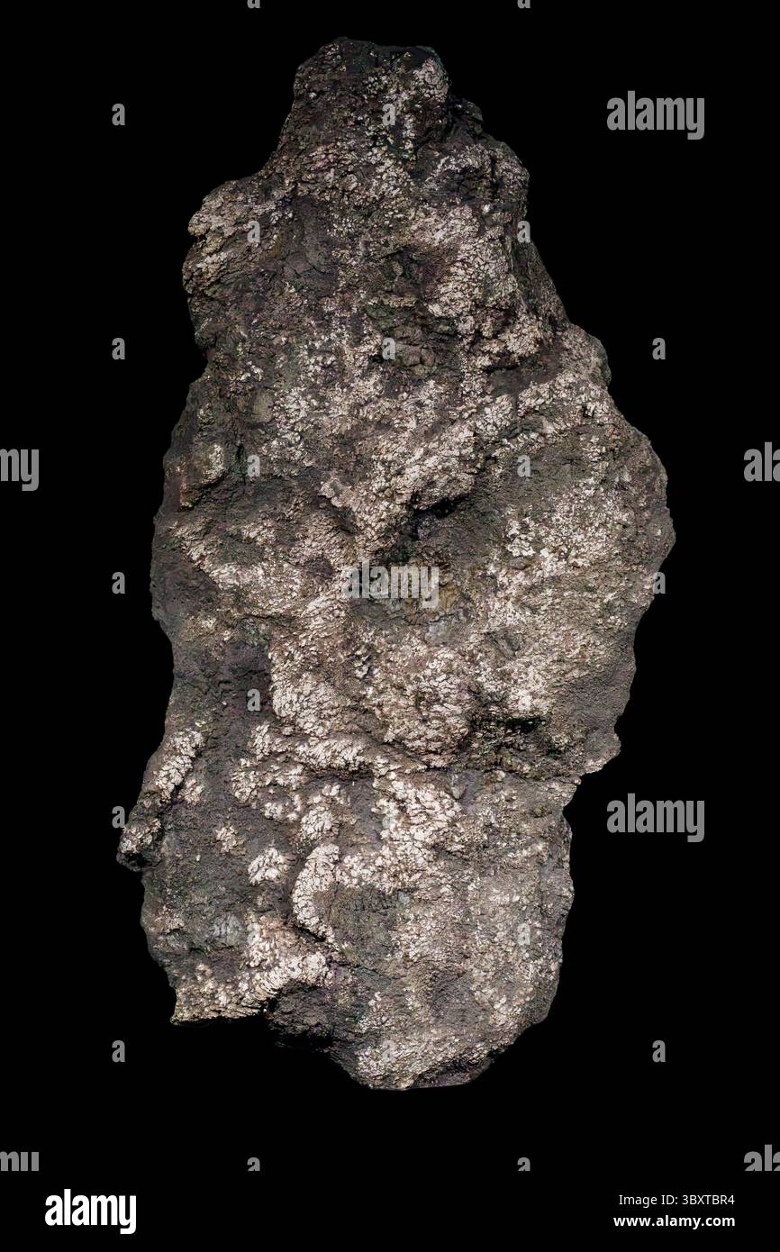 Masso d'argento nativo, il peso stimato è di oltre 200 kg, Gila County, Arizona Foto Stock