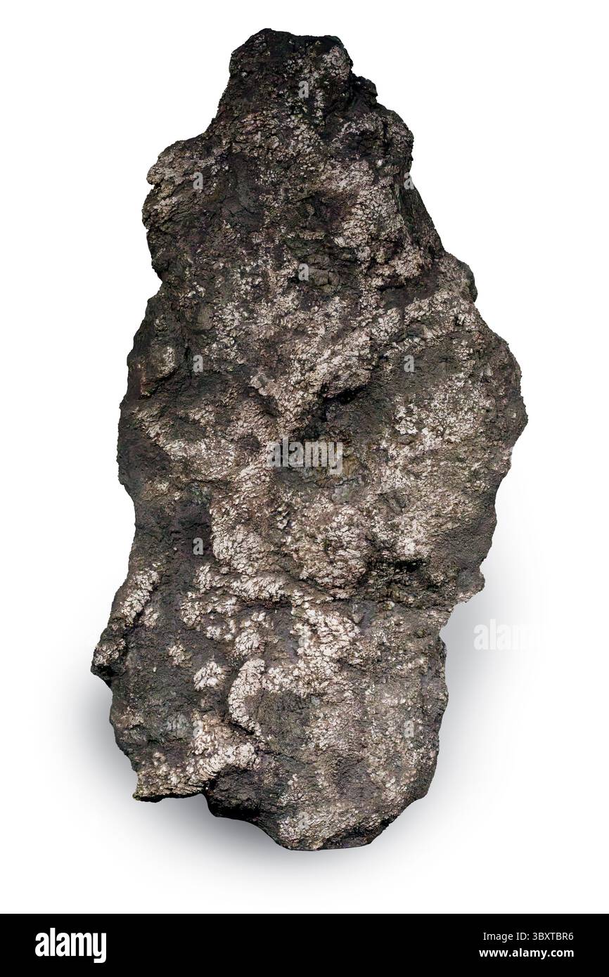 Masso d'argento nativo, il peso stimato è di oltre 200 kg, Gila County, Arizona Foto Stock