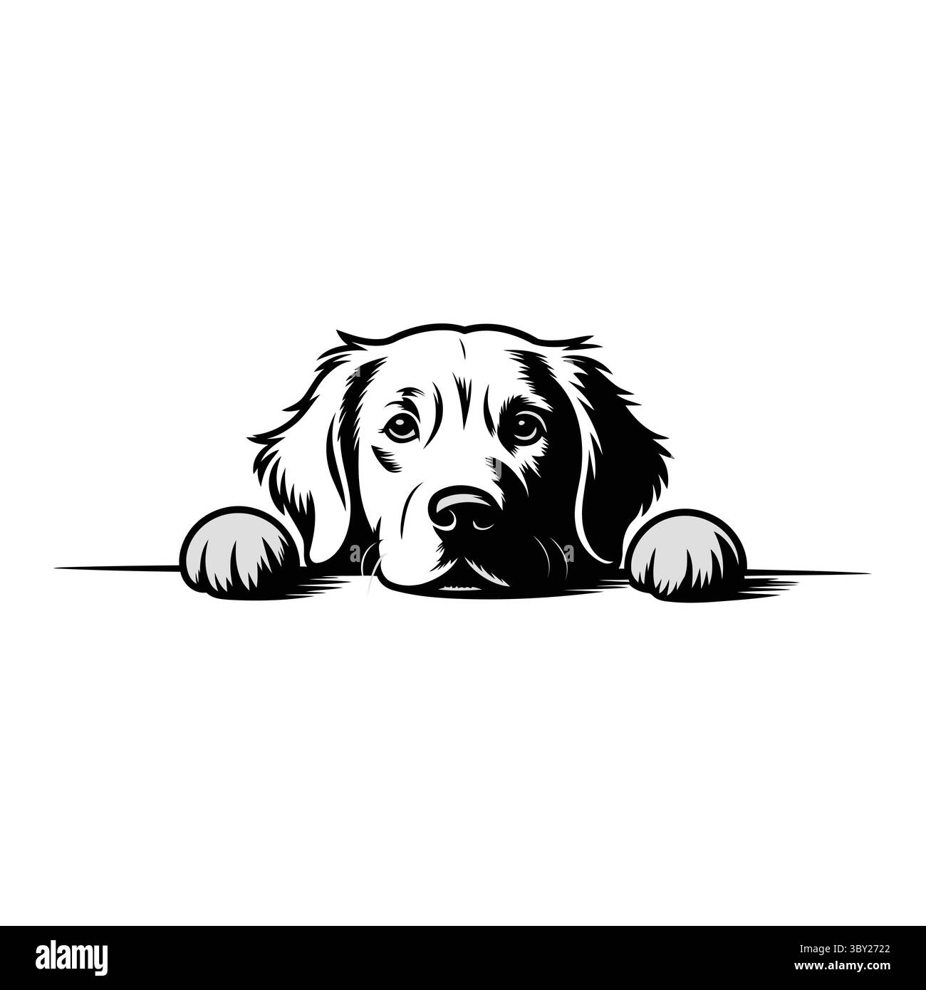 "Illustrazione adorabile cucciolo" Illustrazione Vettoriale