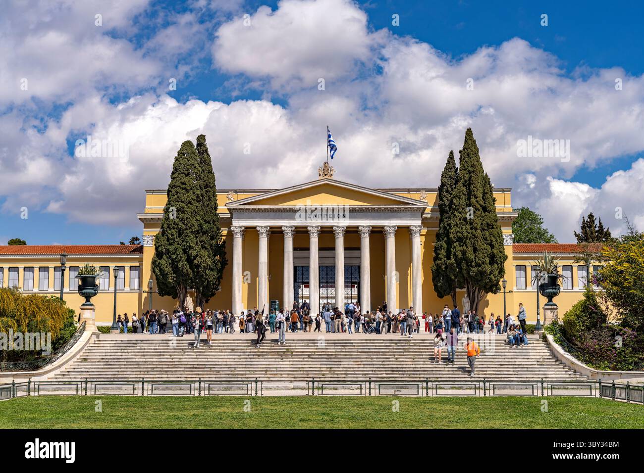 Lo Zappeion neoclassico nella capitale greca Atene, Grecia Foto Stock