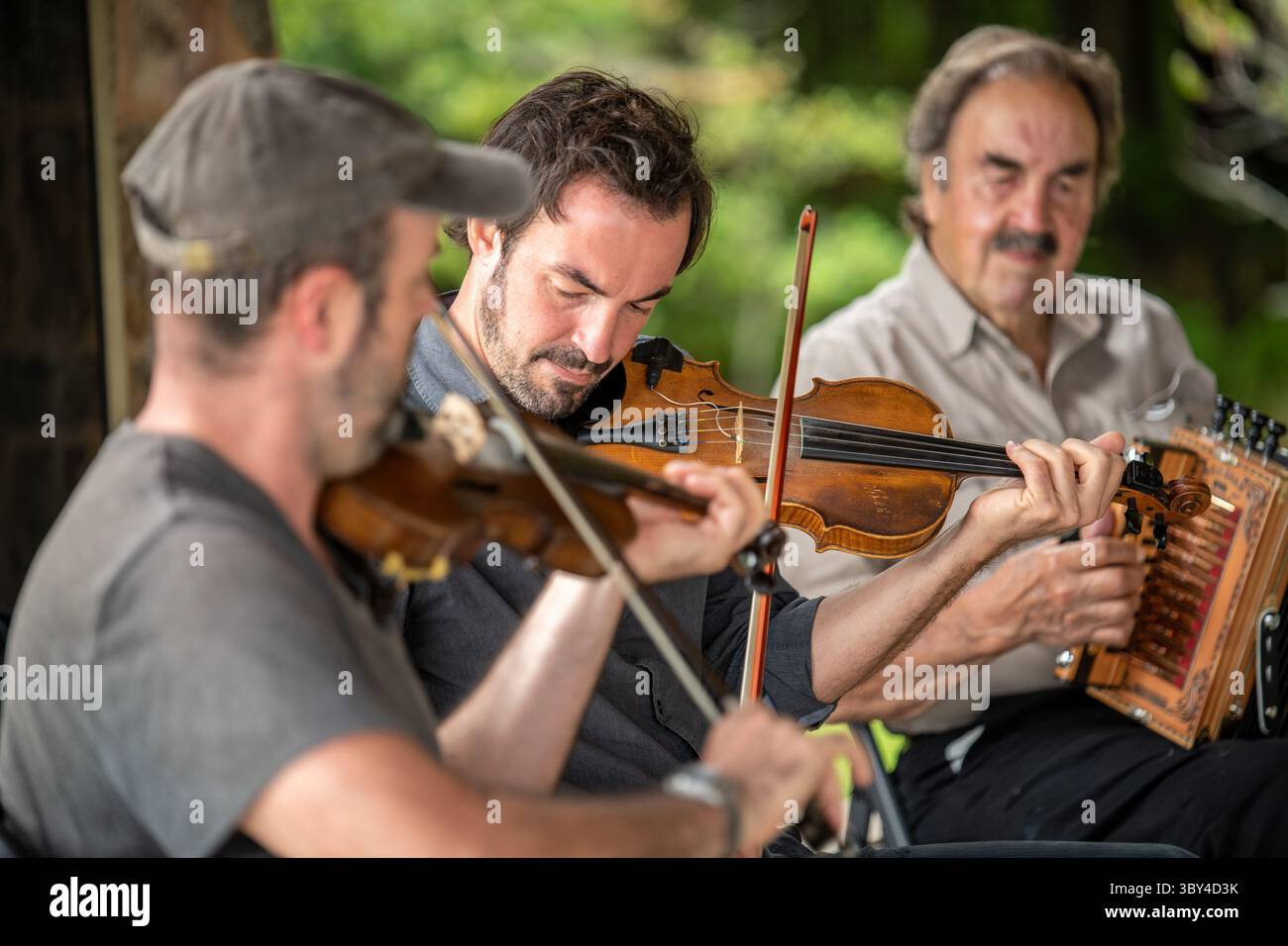 9 settembre 2021, Church Creek, Maryland, USA: Esibizione dal vivo della Savoy Family Cajuna (immagine di credito: © Edwin Remsberg/VW Pics via ZUMA Press Wire) Foto Stock