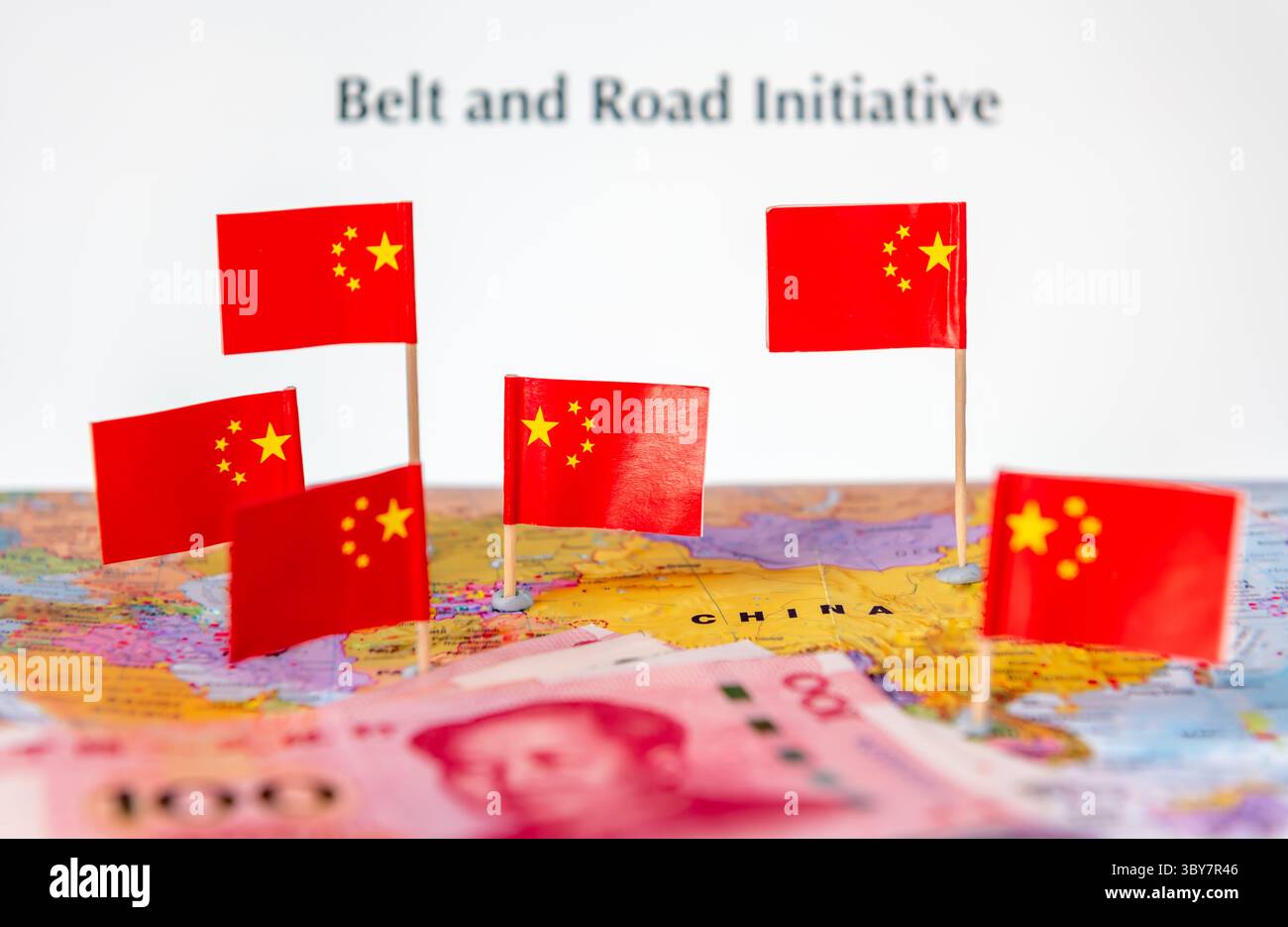 asia, asia, background, cintura, nastro e iniziativa stradale, bri, business, cargo, cina, cinese, concetto, connessione, paesi, economico, cinghia economica Foto Stock