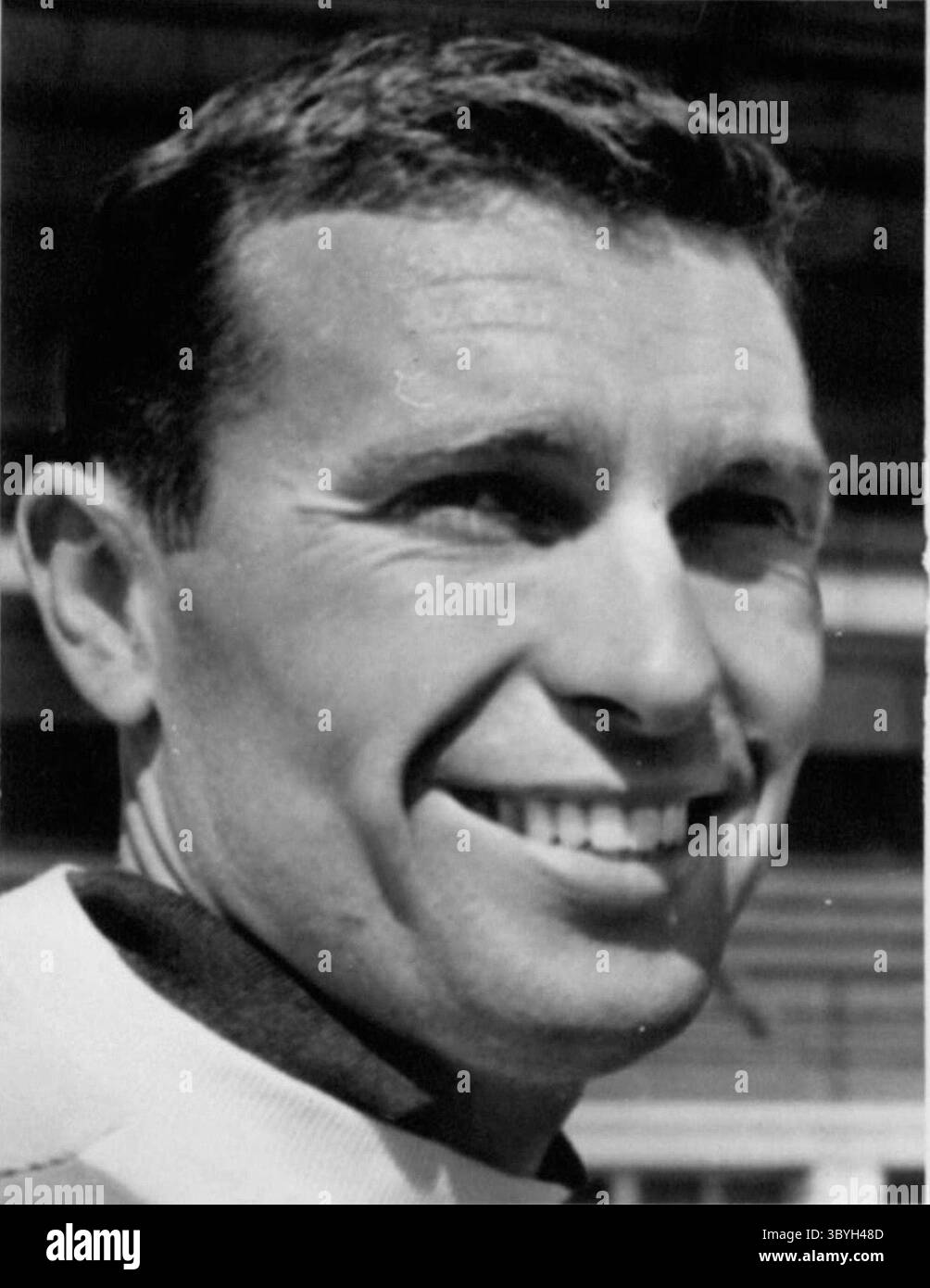 18 agosto 1960 - prima fila, da sinistra a destra: Michel Maquet, Javelin; Syroviatsky, Javelin; Brakcht, Long Jump; e Husson, Hammer lancia. Seconda fila, da sinistra a destra: Lagorce, relè 4x100 m; Battista, salto triplo; e Fournier, salto in alto. (Immagine di credito: © Keystone Press Agency/ZUMA Press Wire) Foto Stock