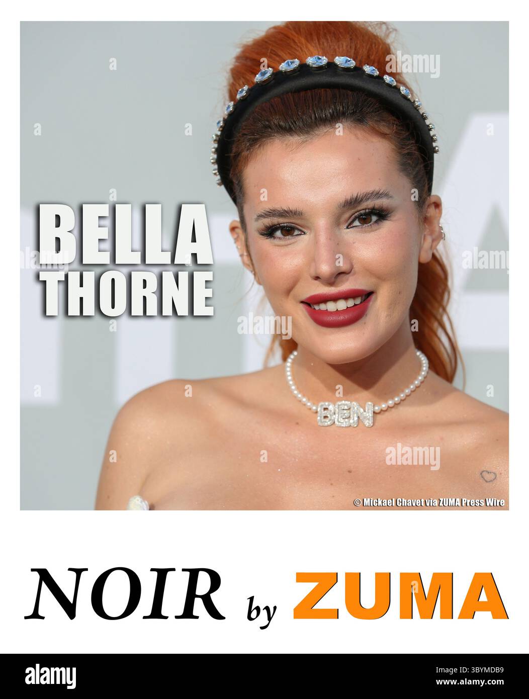 OTTIENI gli ultimi social media, ad esempio IG Twitter ecc., forma direttamente le grandi STELLE! NOIR Press rappresenta le stelle. Noir.Press vi offre tutto in un unico portale...NOIR.PRESS esempio. DIDASCALIA : 16 luglio 2021, Costa Azzurra, Francia: Sorridente BELLA THORNE, 23 anni, indossando la collana BEN sul tappeto rosso di gala del 2021, durante la 74esima edizione del Festival di Cannes. Da quando il cuore italiano Benjamin Mascolo, 28 anni, ha proposto di indossare un girocollo di perle con il nome del suo beau scritto in diamanti scintillanti: BEN. Annabella Avery Thorne è nata l'8 ottobre 1997, ed è un'attrice, modella statunitense Foto Stock