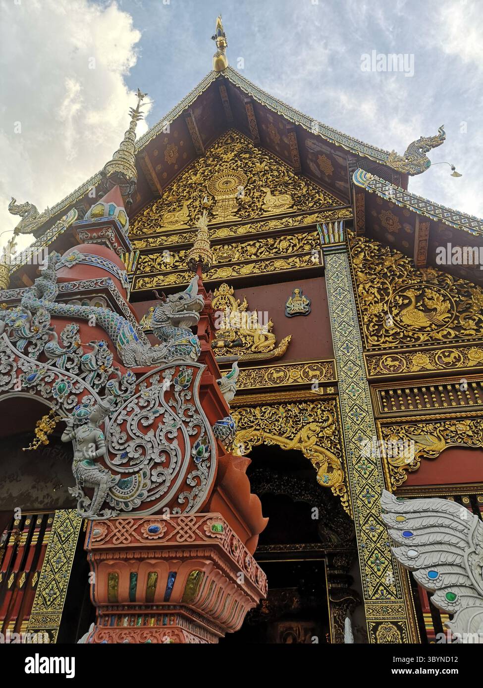 Tempio buddista in Thailandia Foto Stock