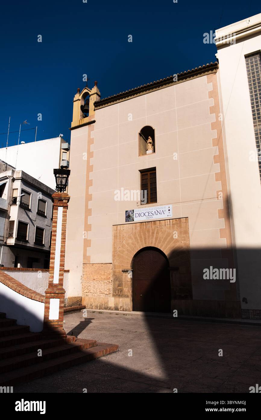 Colegio El Rebollet Coop. Valencia Centro privato per bambini, istruzione primaria e secondaria a oliva Spagna Foto Stock