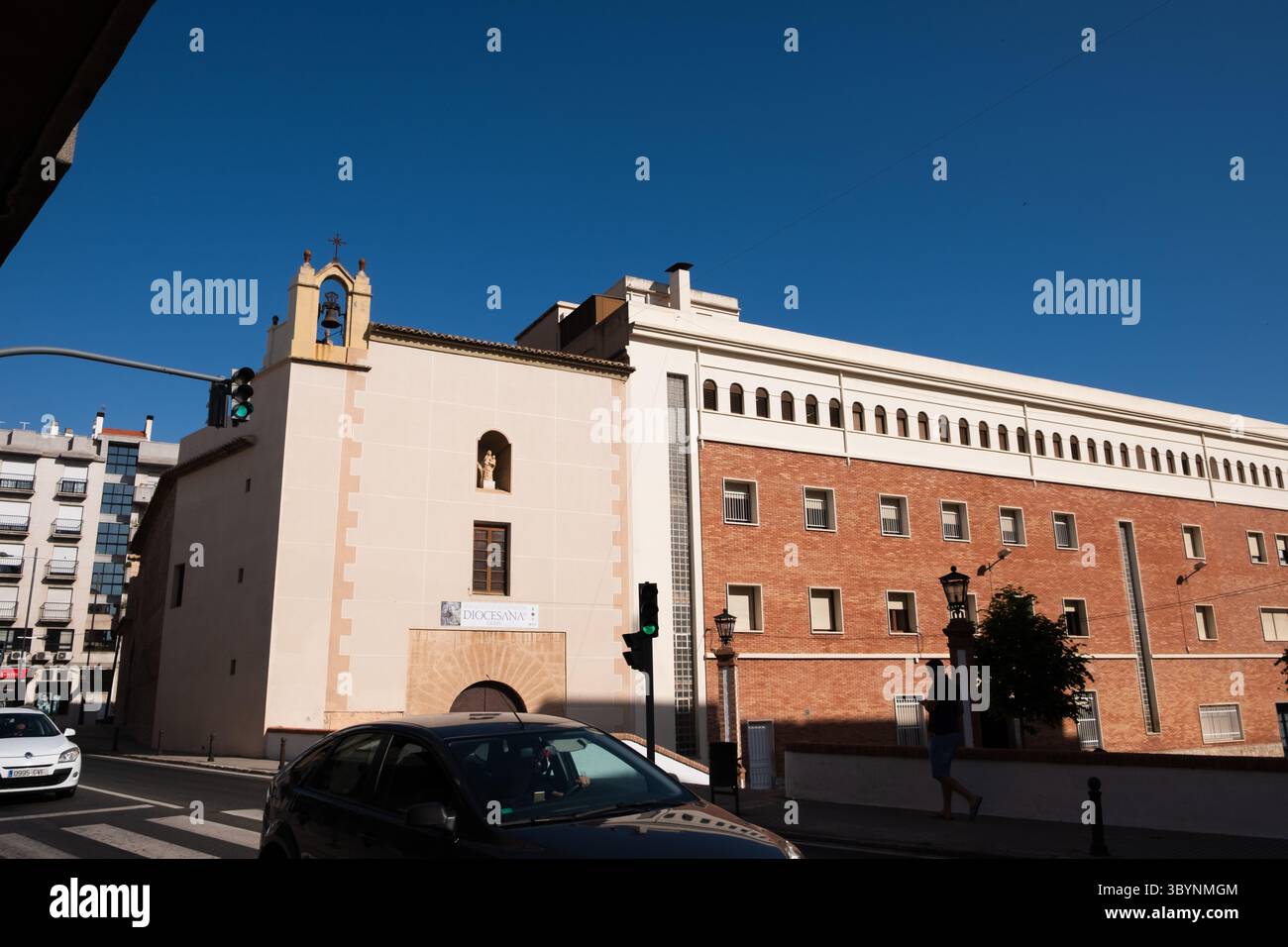 Colegio El Rebollet Coop. Valencia Centro privato per bambini, istruzione primaria e secondaria a oliva Spagna Foto Stock
