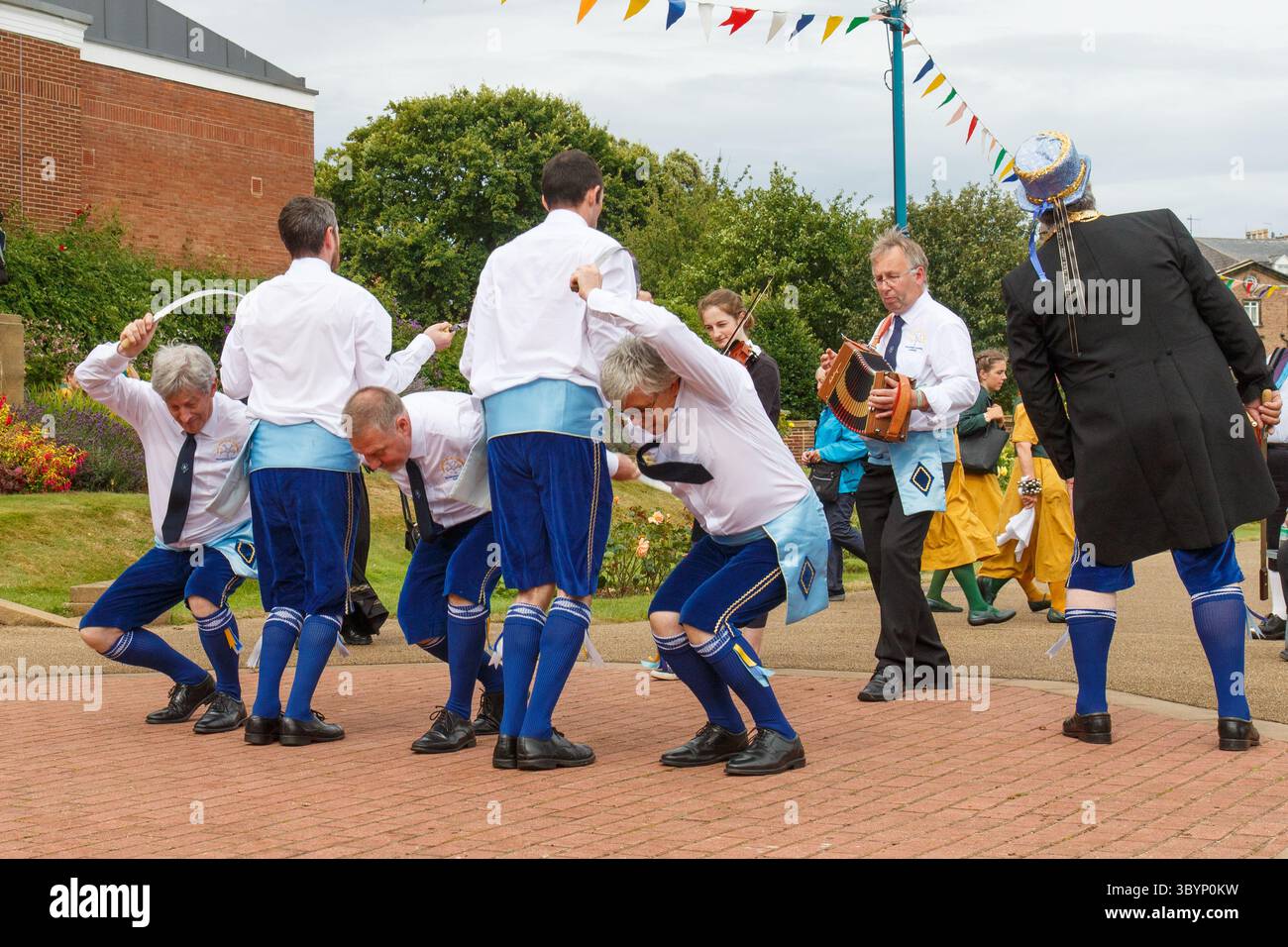 Ballerini al Whitby Folk Festival nel 2016 Foto Stock