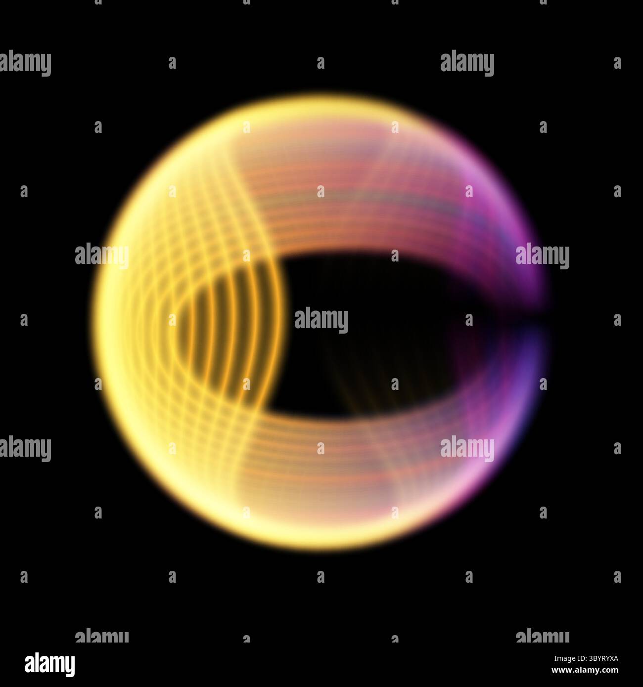 Moderno movimento astratto ad alta velocità delle luci. Movimento dinamico su sfondo nero. Perdite di luce, aura, scatti fantasma, percorsi vivaci a lunga esposizione. VECTO Illustrazione Vettoriale