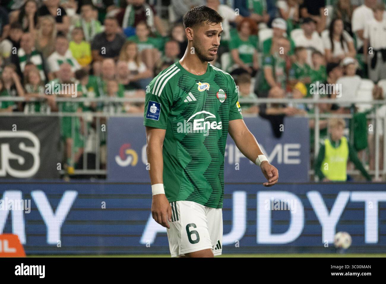 Radom, Polonia, 20.07.2025. Il giocatore di Radomiak Radom BRUNO JORDAO visto durante il PKO BP Ekstraklasa 25/26 match tra RADOMIAK RADOM e POGOŃ SZCZECIN. Crediti: Mateusz Piotrowski / Alamy Live News Foto Stock