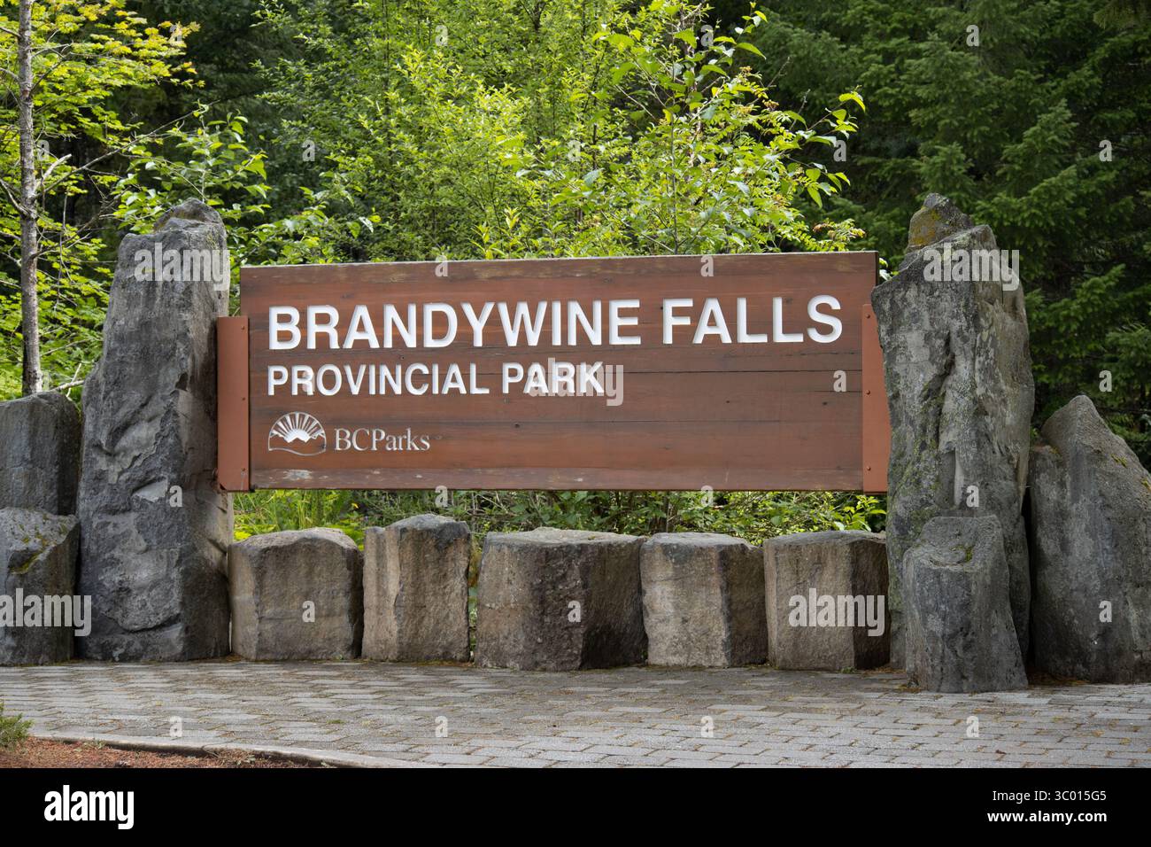 Brandywine Falls, British Columbia Foto Stock