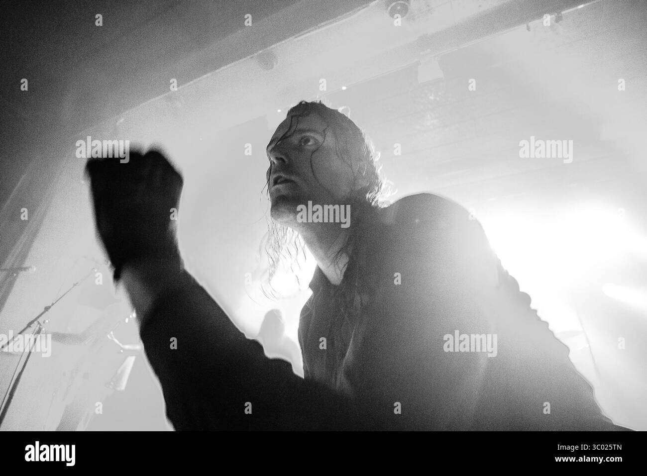 20 settembre 2018 - Copenaghen, Danimarca - Danimarca, Copenaghen - 20 settembre 2018. La band metal americana Deafheaven esegue un concerto dal vivo al VEGA di Copenaghen. Qui il cantante George Clarke viene visto dal vivo sul palco. (Credito fotografico: Gonzales Photo - Peter Troest) (credito immagine: © Peter Troest/Gonzales Photo via ZUMA Press) Foto Stock