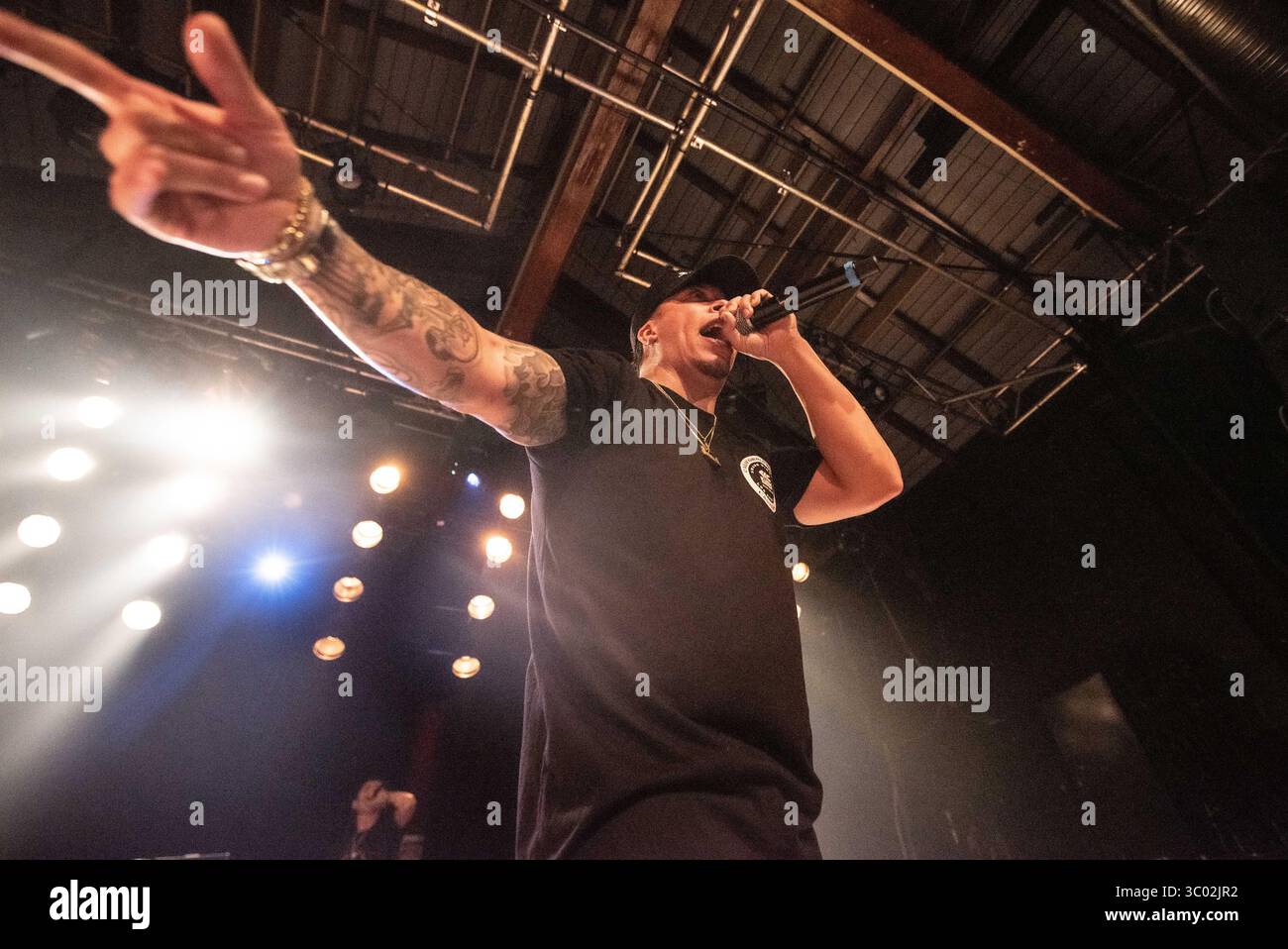 7 novembre 2019, Copenaghen, Danimarca: Copenaghen, Danimarca. 7 novembre 2019. Il rapper e paroliere americano Demrick esegue un concerto dal vivo al Pumpehuset di Copenaghen. (Foto di credito: Gonzales Photo - Joe Miller) (foto di credito: © Joe Miller/Gonzales Photo via ZUMA Press) Foto Stock
