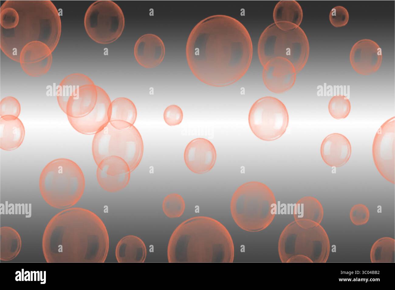 Tre spruzzi d'acqua dinamici su uno sfondo scuro Illustrazione Vettoriale