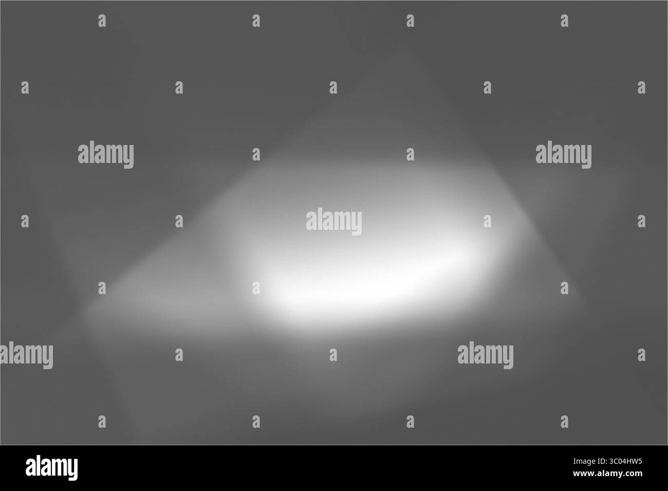 Un effetto d'ombra uniforme e sfocato che crea una curva delicata su uno sfondo bianco chiaro, suggerendo luce e forma. Illustrazione Vettoriale