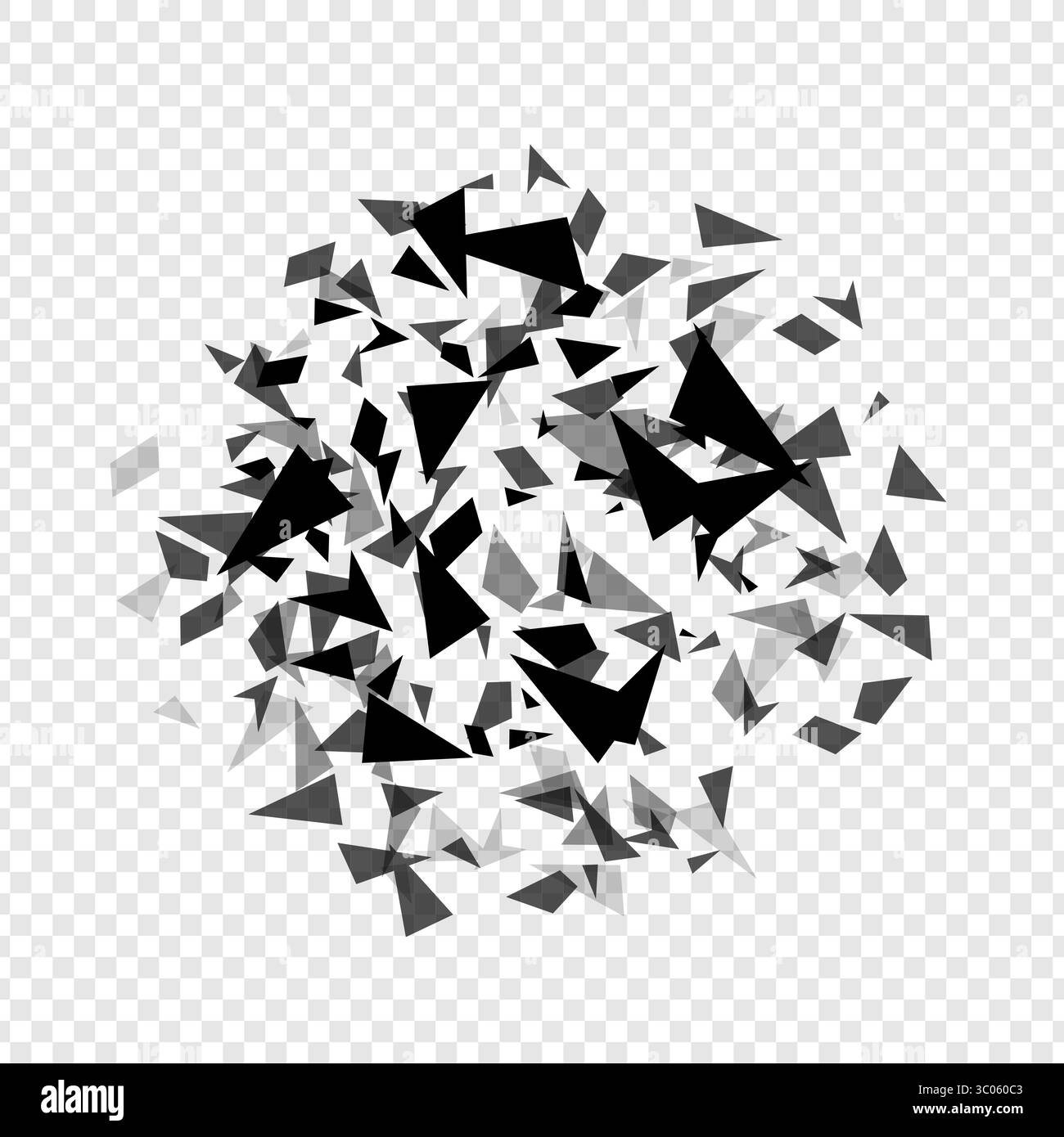 Esagoni astratti colpo di cappellaio . Modello di sfondo texture geometrica isolato. Illustrazione vettoriale. Illustrazione Vettoriale