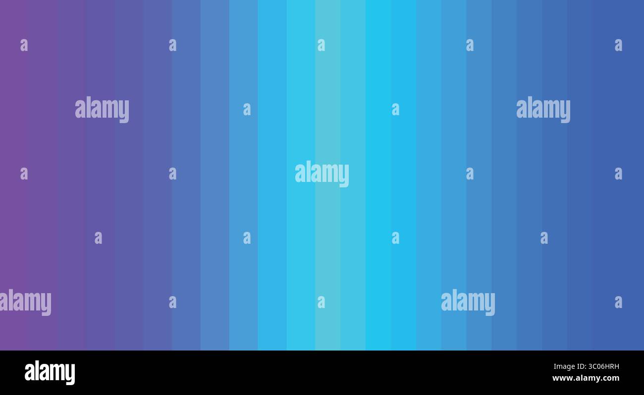 Strisce di sfumatura verticale: Sfondo astratto dai colori freddi in blu, viola e ciano Illustrazione Vettoriale