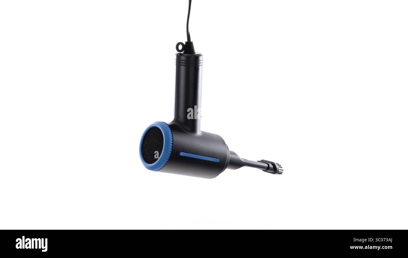 Asciugacapelli ergonomico per un facile utilizzo Foto Stock