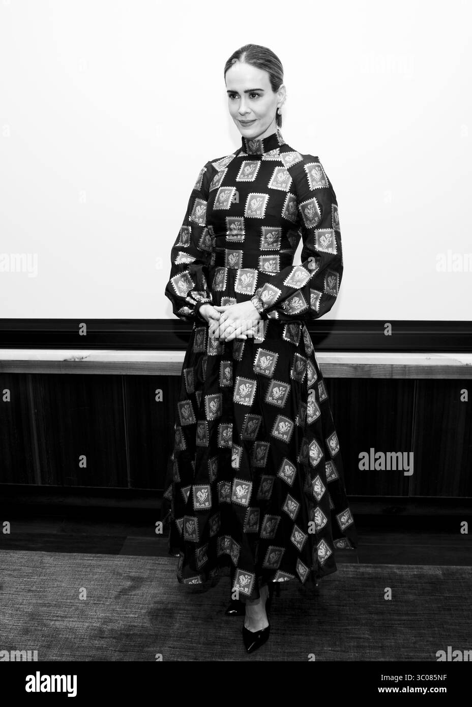 11 ottobre 2018 - Hollywood, California, Stati Uniti - SARAH PAULSON promuove la serie TV "American Horror Story: Apocalypse" a Hollywood. (Immagine di credito: © Armando Gallo/ZUMA Studio) Foto Stock