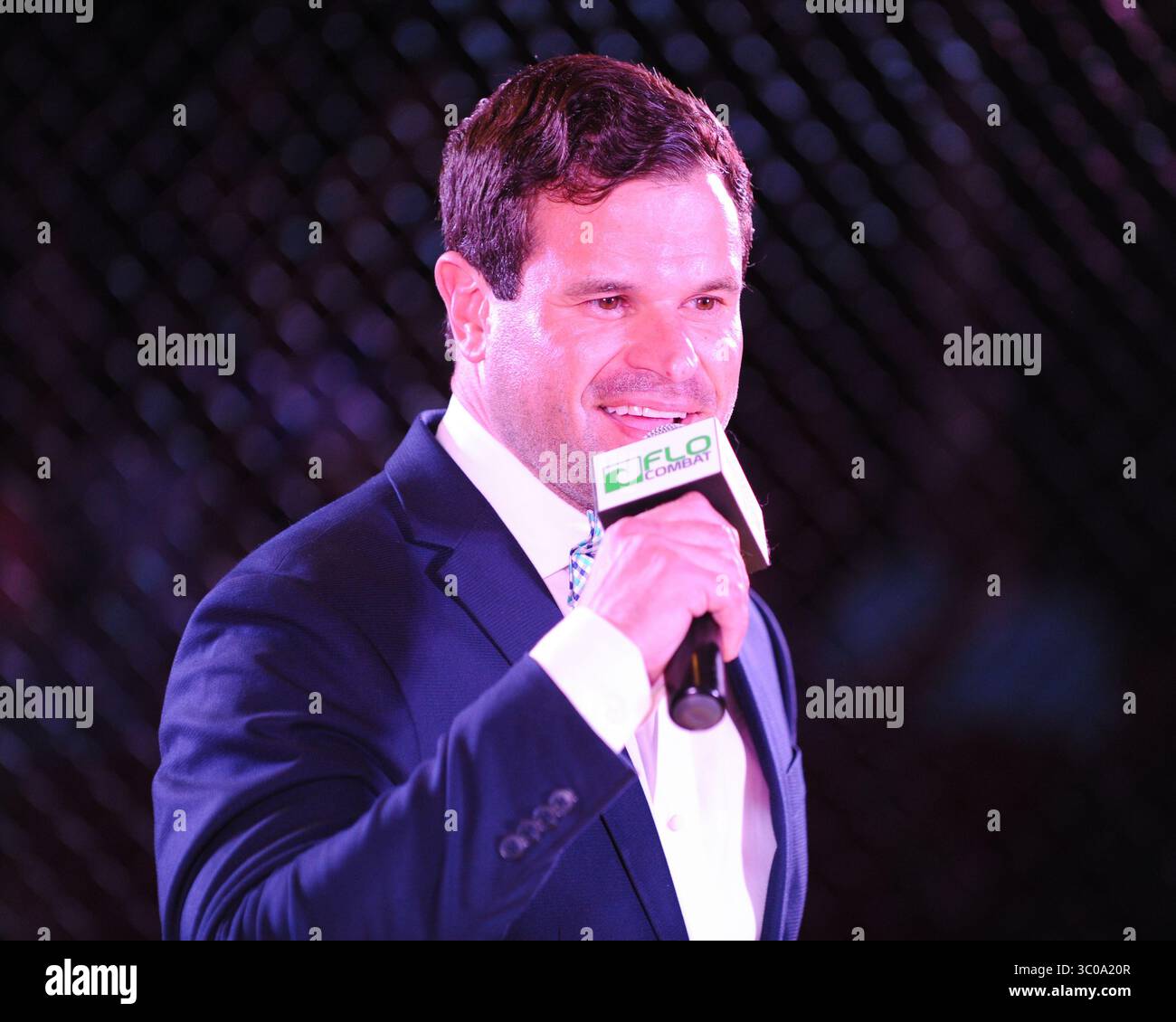 20 ottobre 2018: Ring announcer, MIKE KELLY, durante i COMBATTIMENTI V3 70 al Fitz Casino di Tunica, MS. Kevin Langley/CSM(immagine di credito: &Copy; Kevin Langley/CSM tramite cavo ZUMA) Foto Stock