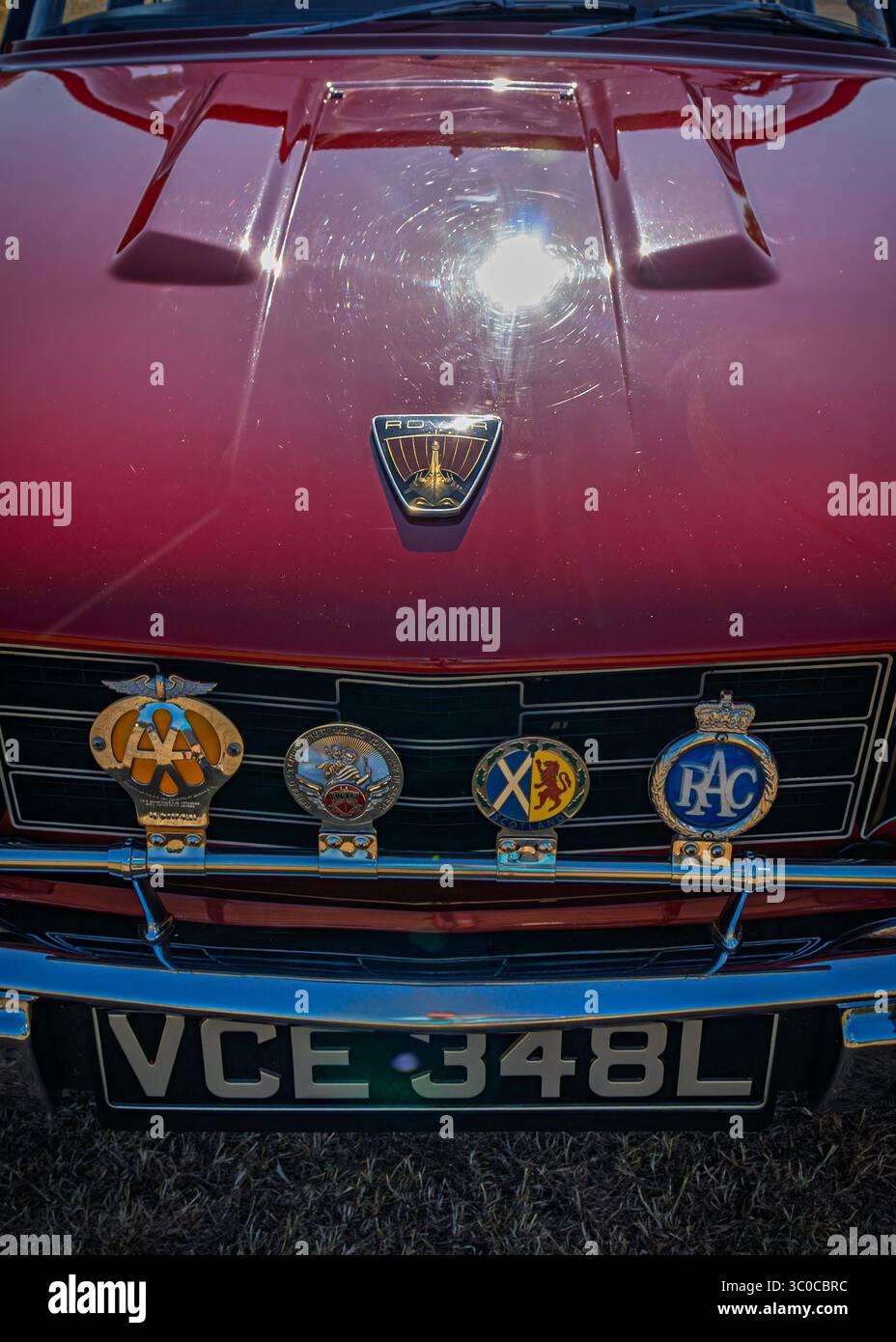 Auto in mostra ad un evento - Dartford's Big Day Out Foto Stock