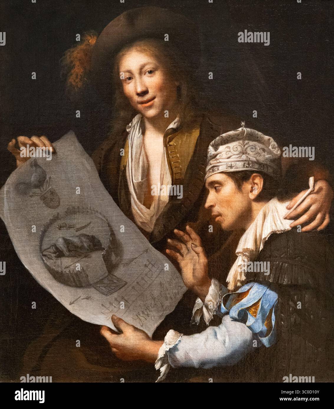 Johannes van Wijckersloot, "Allegoria sull'invasione francese del 1672", 1672. Olio su tela, pittura olandese del secolo d'oro, XVII secolo. Foto Stock