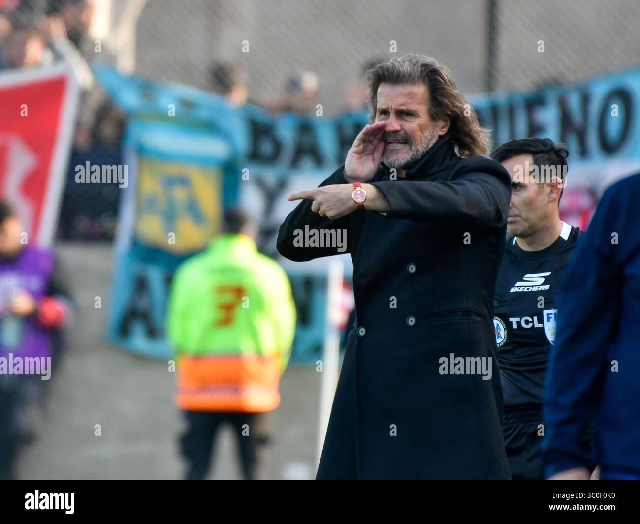 Buenos Aires, Argentina. 20 luglio 2025. Stadio Claudio Tapia, Buenos Aires, Argentina. Ruben Dario Insua, allenatore del Barracas DT, nella partita tra Barracas Central e independiente Rivadavia de Mendoza. Liga Profesional de Futbol Argentina AFA credito: Facundo Morales/alamy Live News solo per uso editoriale credito: Facundo Morales/Alamy Live News Foto Stock