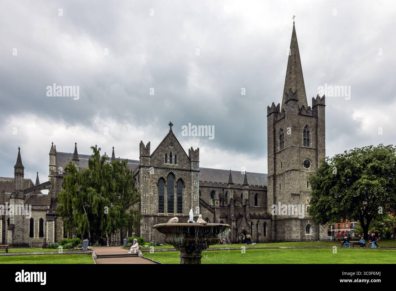 La Cattedrale di San Patrizio a Dublino, Irlanda. Foto Stock
