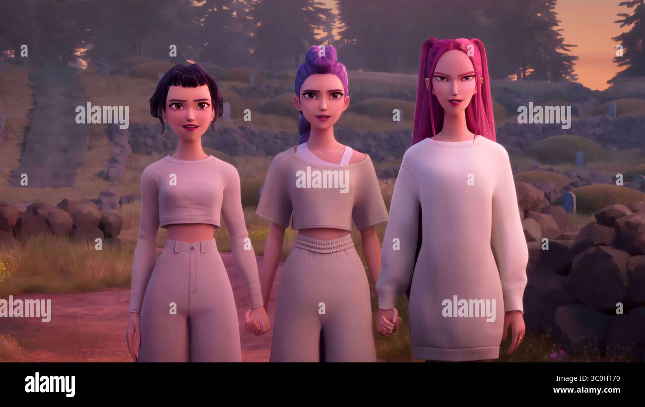 K-POP DEMON HUNTERS (2025), diretto da CHRIS APPELHANS e MAGGIE KANG. Crediti: Sony Pictures Animation / Columbia Pictures / album Foto Stock