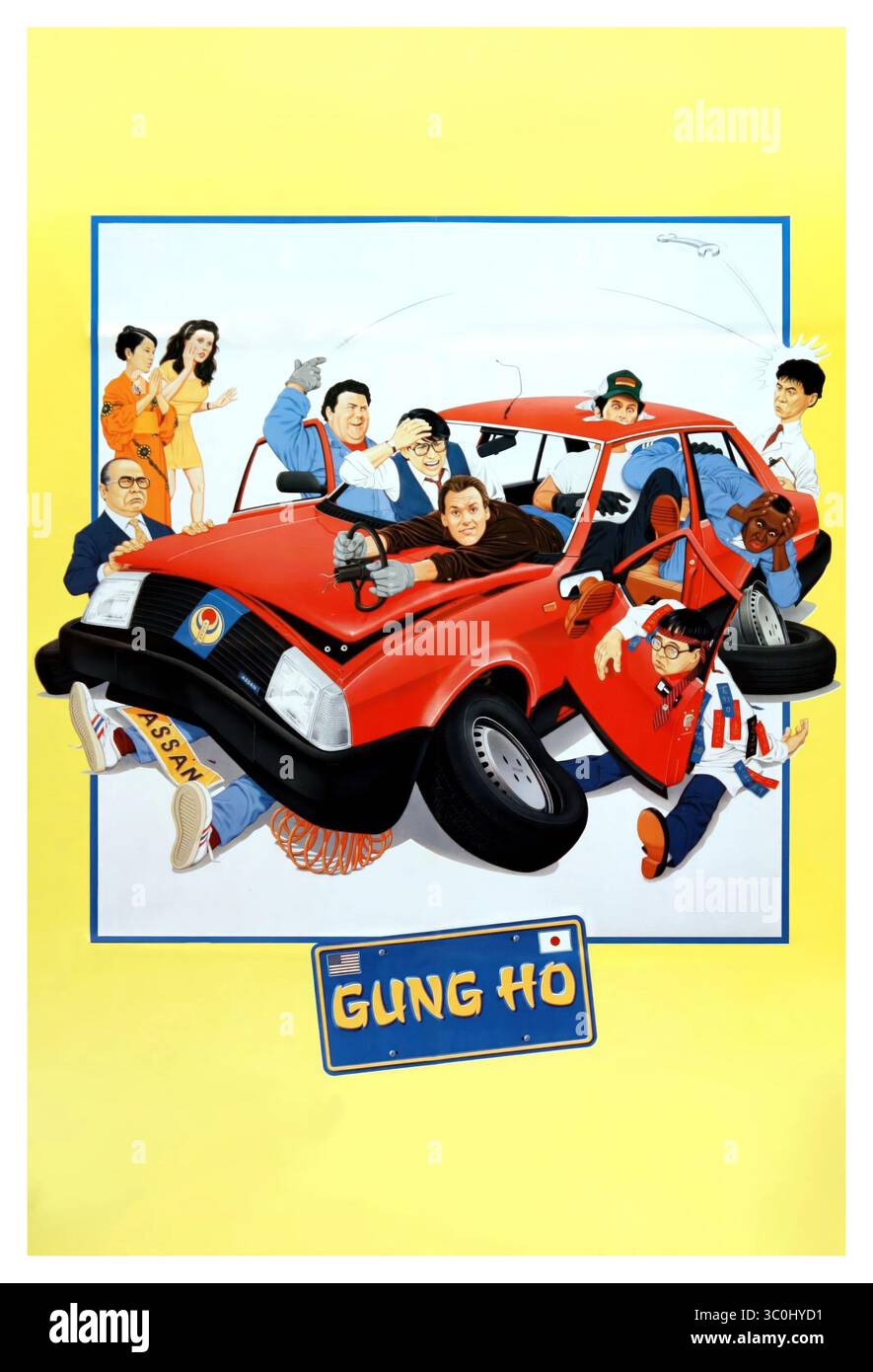 GUNG HO (1986), diretto da RON HOWARD. Credito: FOTO/album DI IMPORTANZA FONDAMENTALE Foto Stock