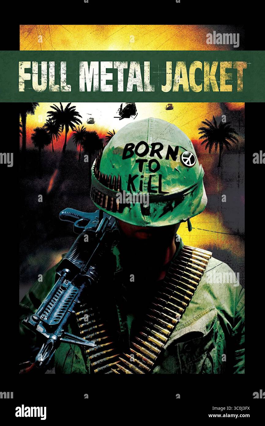 GIACCA FULL METAL DI STANLEY KUBRICK (1987) - titolo originale: GIACCA FULL METAL -, diretto da STANLEY KUBRICK. Crediti: WARNER BROTHERS / album Foto Stock