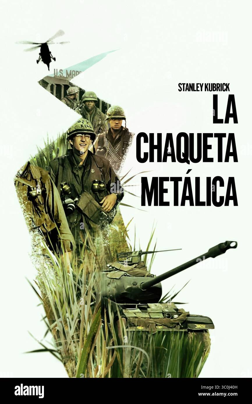 GIACCA FULL METAL DI STANLEY KUBRICK (1987) - titolo originale: GIACCA FULL METAL -, diretto da STANLEY KUBRICK. Crediti: WARNER BROTHERS / album Foto Stock