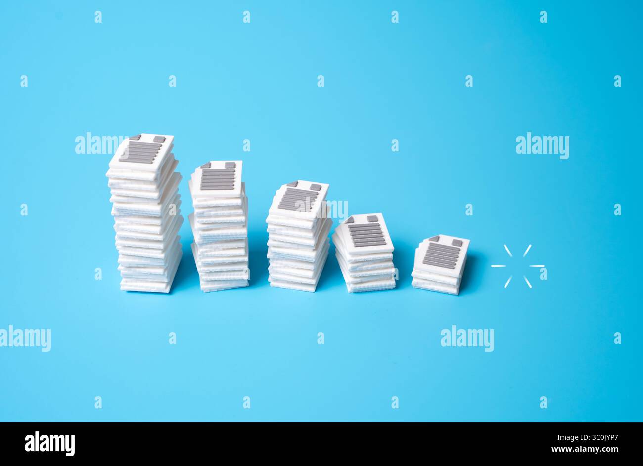 Ridurre la burocrazia. Migliorare la fornitura dei servizi, aumentare l'efficienza economica e aumentare la fiducia degli investitori. Supporta la digitalizzazione del governo e degli autobus Foto Stock