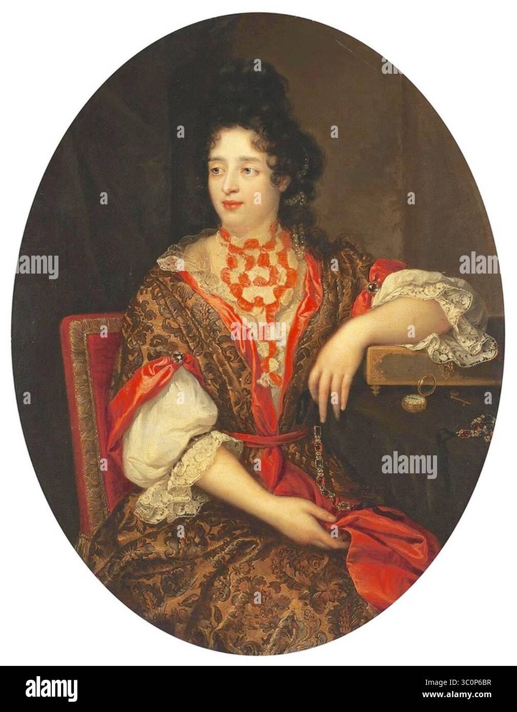 Marie Casimire Sobieska di Alexandre-Francois Desportes Foto Stock