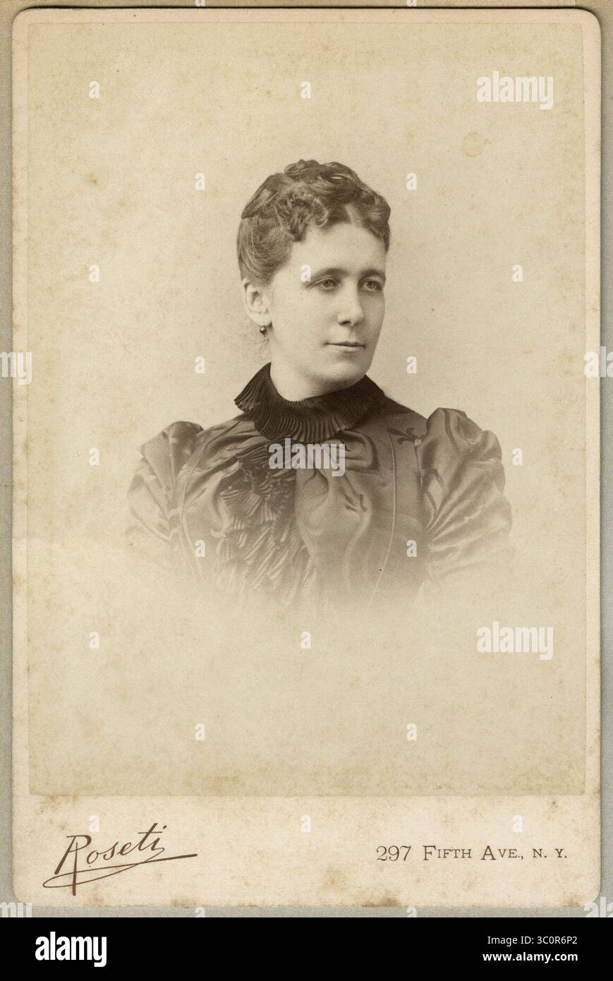 Mary Theresa Leiter, membro della Mount Vernon Ladies' Association, Vice Reggente per l'Illinois (1885-1913). Foto Stock