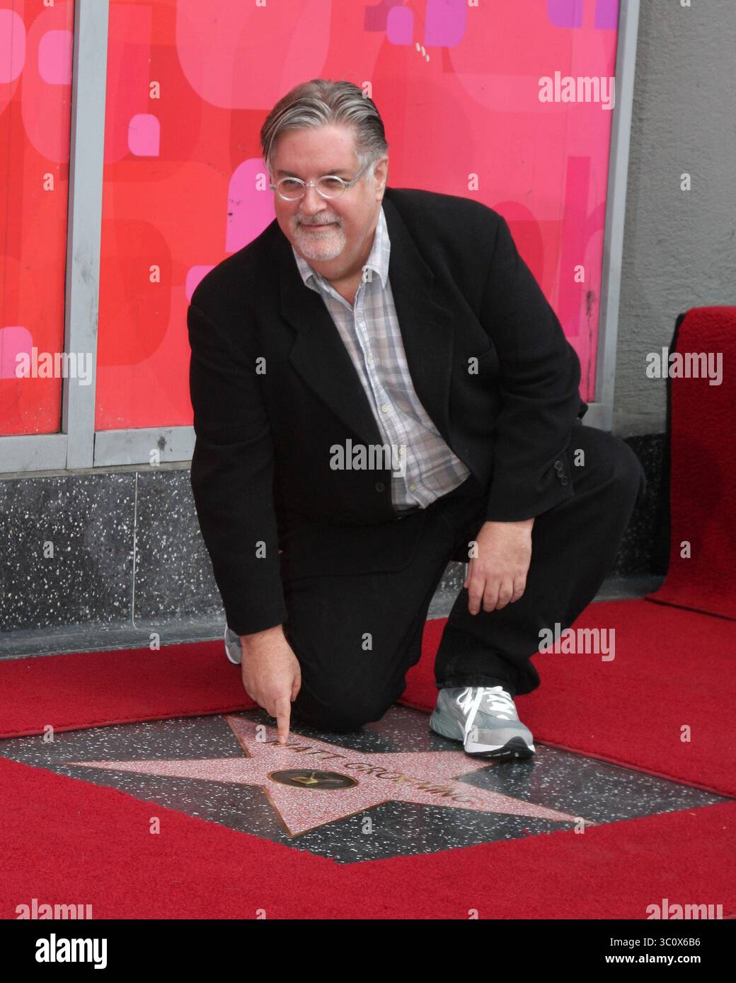 14 febbraio 2012 - Los ANGELES, CA, USA - LOS ANGELES - 14 febbraio: Matt Groening alla Matt Groening Star Ceremony sulla Hollywood Walk of Fame il 14 febbraio 2012 a Los Angeles, CA (Credit Image: © Kathy Hutchins via ZUMA Wire) Foto Stock