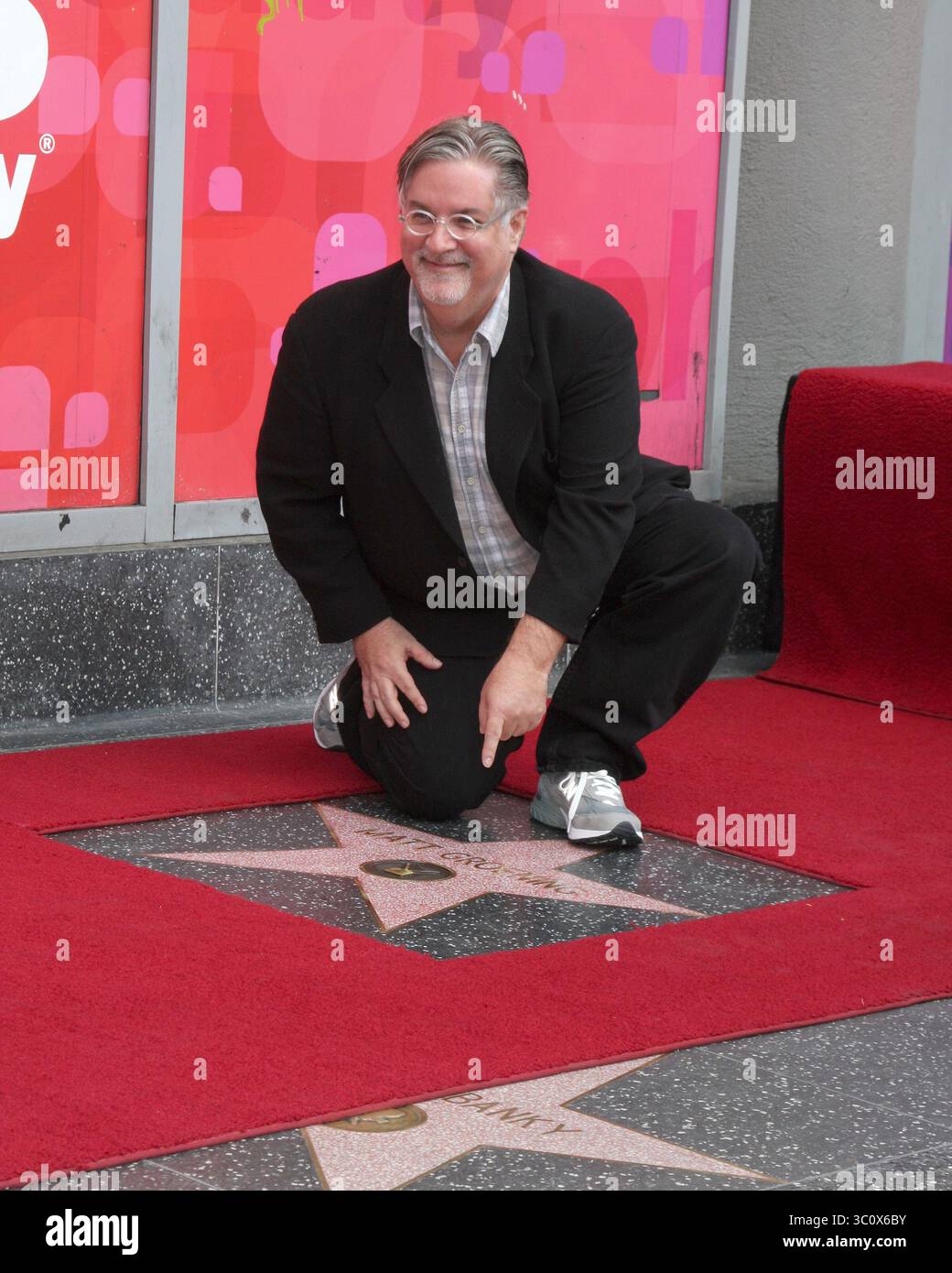 14 febbraio 2012 - Los ANGELES, CA, USA - LOS ANGELES - 14 febbraio: Matt Groening alla Matt Groening Star Ceremony sulla Hollywood Walk of Fame il 14 febbraio 2012 a Los Angeles, CA (Credit Image: © Kathy Hutchins via ZUMA Wire) Foto Stock