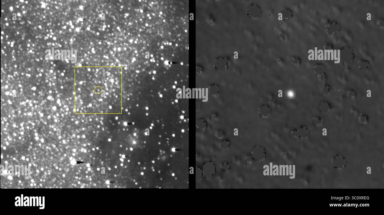 28 dicembre 2018 - spazio - FILE - Kuiper Belt visto. Il team di veicoli spaziali che ci ha portato primi piani di Plutone suonerà per il nuovo anno esplorando un mondo ancora più lontano e misterioso. La navicella spaziale New Horizons della NASA sfreccerà davanti all'oggetto ghiacciato soprannominato ultima Thule (TOO-lee) poco dopo la mezzanotte. A un miliardo di miglia oltre Plutone e a 4 miliardi di miglia dalla Terra (1,6 miliardi di chilometri e 6,4 miliardi di chilometri), ultima Thule sarà il mondo più lontano mai esplorato dall'umanità. Questo è ciò che rende questo obiettivo gelido così allettante; è un reli conservato Foto Stock