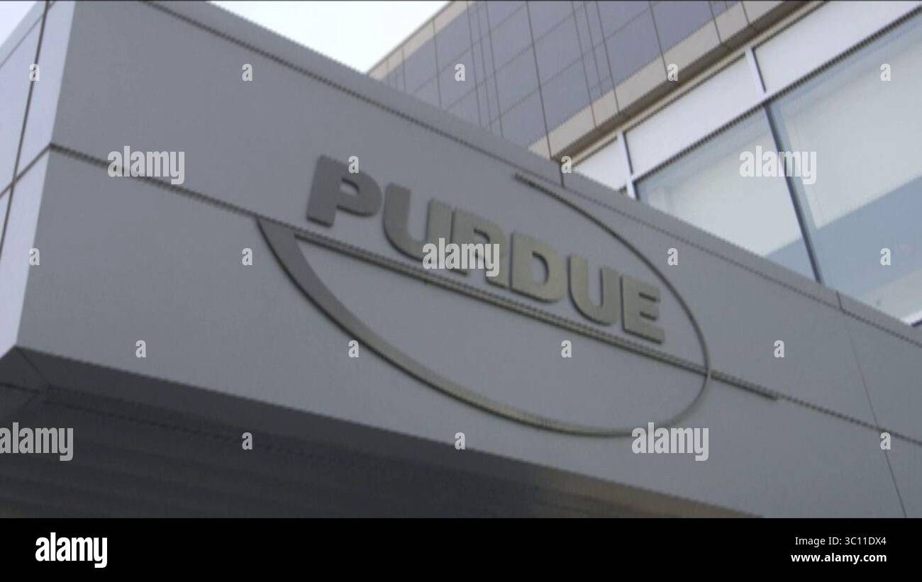 9 gennaio 2019 - USA - Un giudice ha respinto un gruppo di cause comunali contro la OxyContin-Maker Purdue Pharma di Stamford e altre 24 compagnie farmaceutiche; il caso di pratiche ingannevoli dello stato contro la Purdue rimane. (Immagine di credito: © Wtic-TV/TNS via cavo ZUMA) Foto Stock