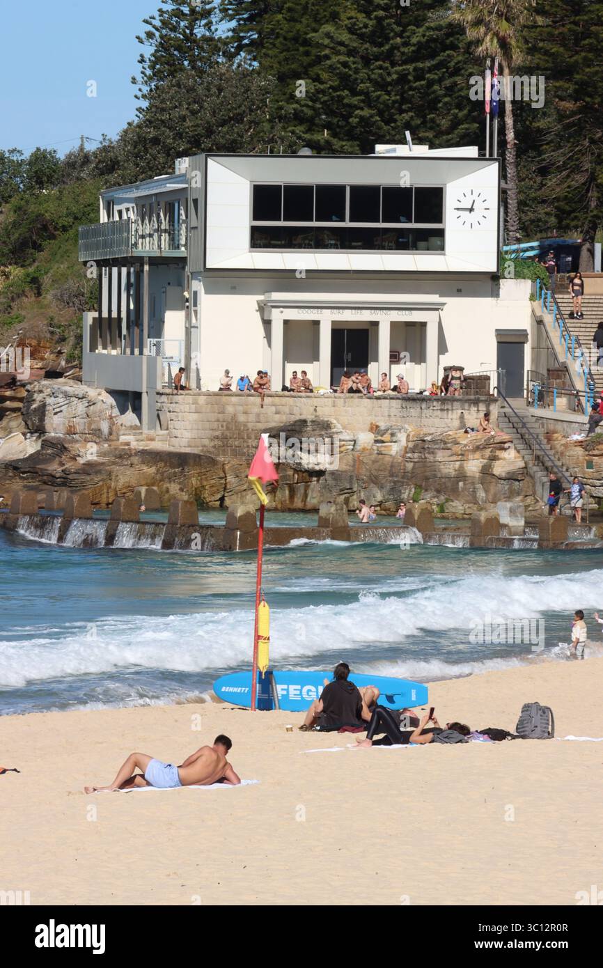 spiaggia di coogee nella periferia orientale di sydneys, australia Foto Stock