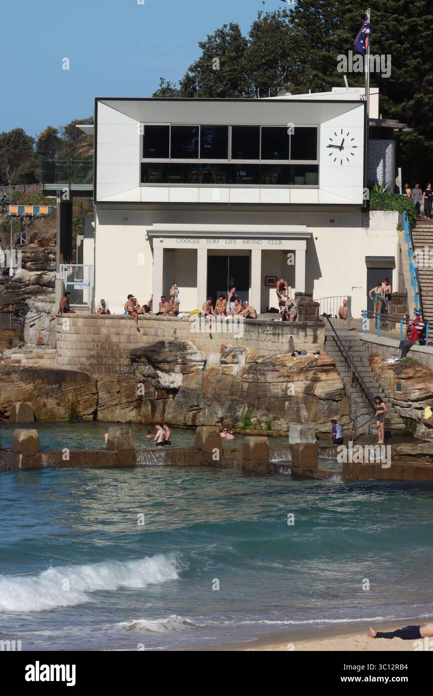 spiaggia di coogee nella periferia orientale di sydneys, australia Foto Stock